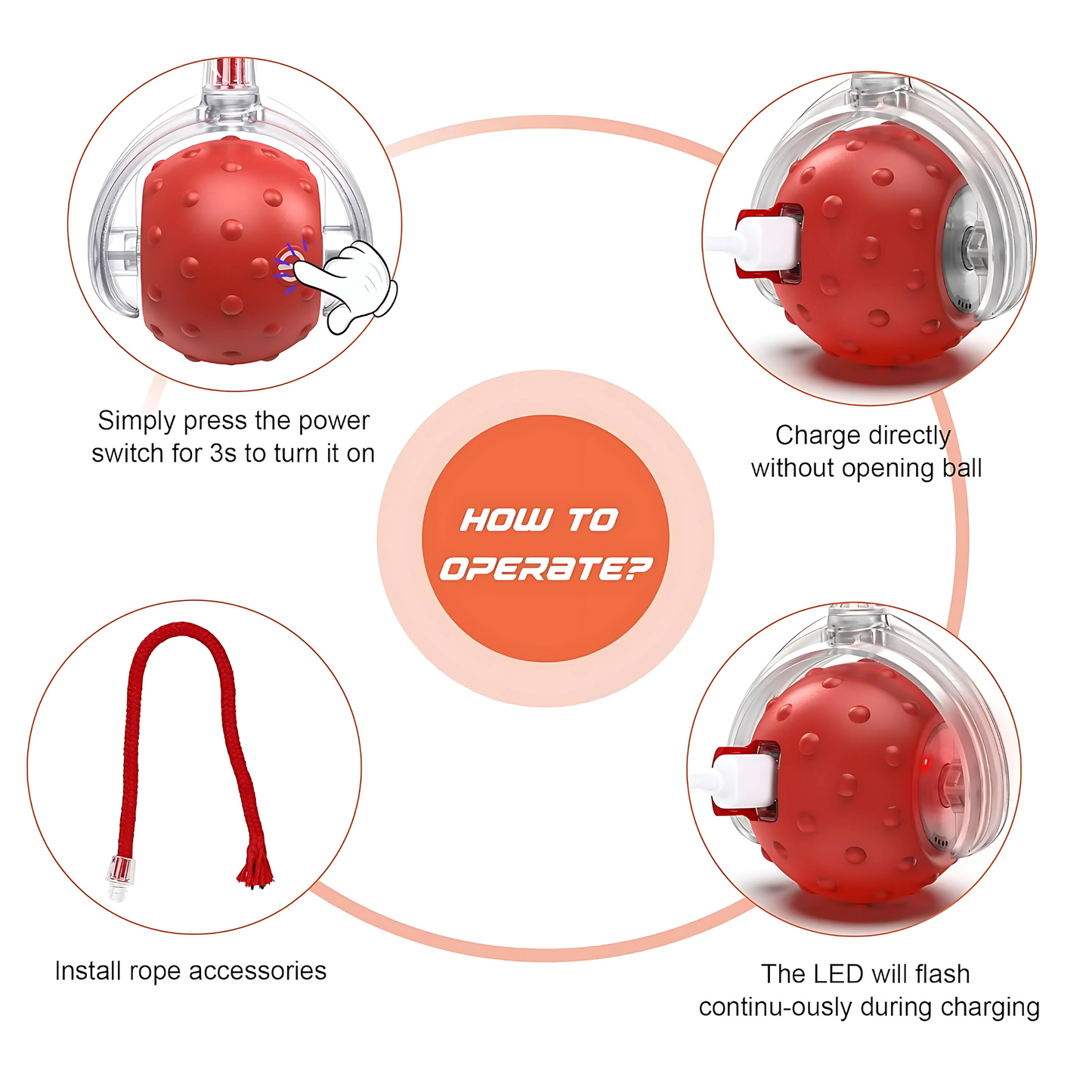 Super Drive Cat Toy Ball